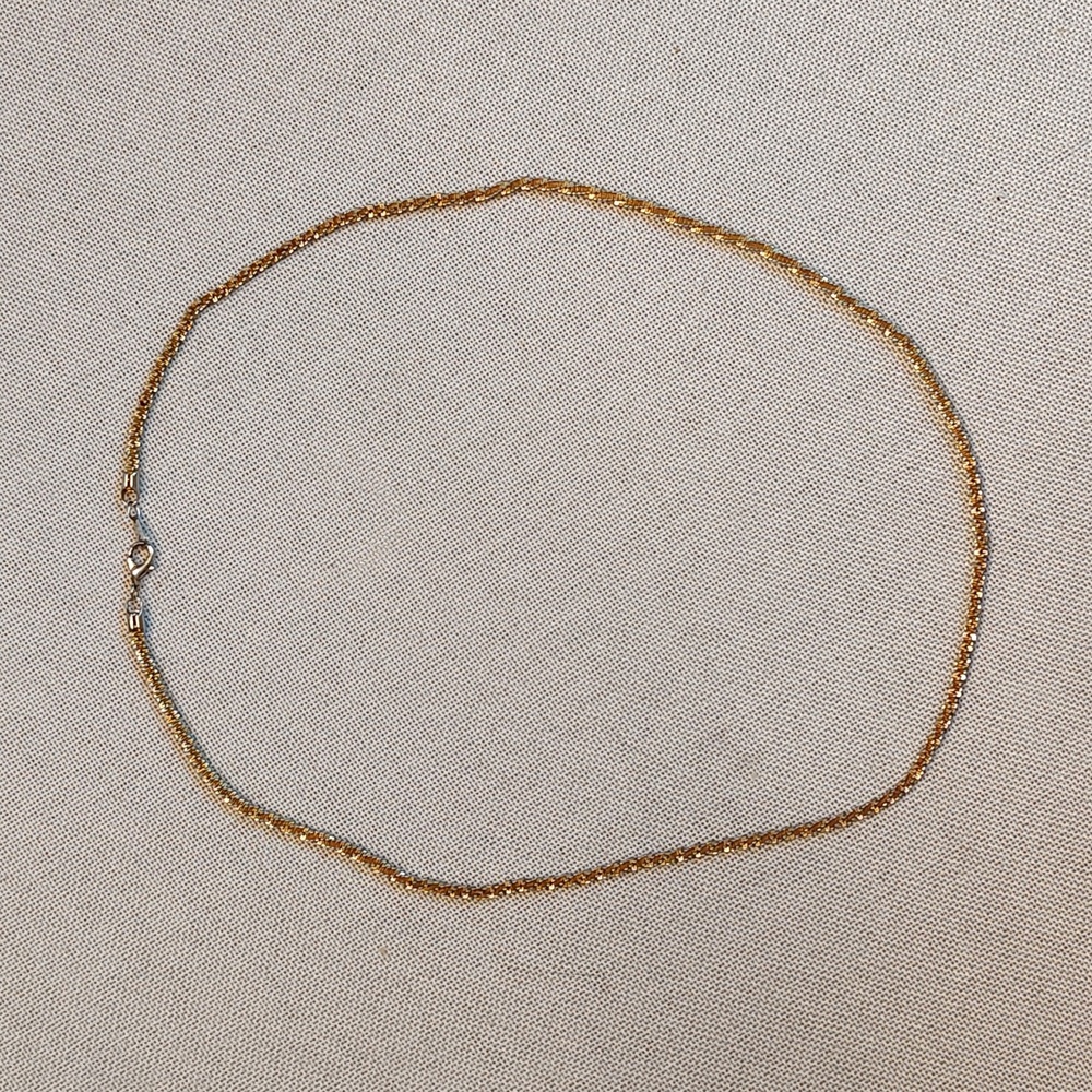 24" Gold Rope Chain Necklace